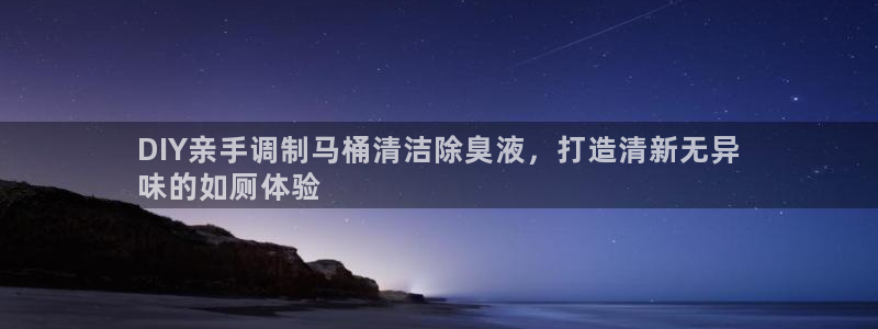 尊龙人生就是博官：DIY亲手调制马桶清洁除臭液，打造清新