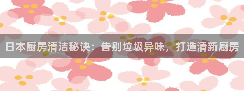 尊龙登录地址：日本厨房清洁秘诀：告别垃圾异味，打造清新厨