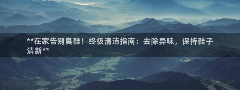 凯时k66官网登录：**在家告别臭鞋！终极清洁指南：去除