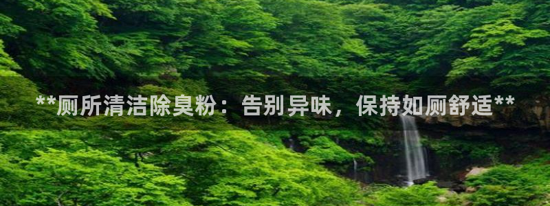 尊龙凯时怎么注册：**厕所清洁除臭粉：告别异味，保持如厕