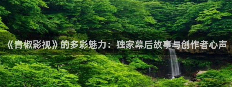 电影月之晴天：《青椒影视》的多彩魅力：独家幕后故事与创作者心声